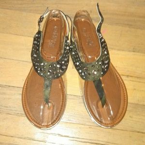 Camouflage sandals NWT!