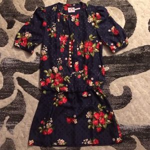 Juicy Couture Strawberry Silk Dress