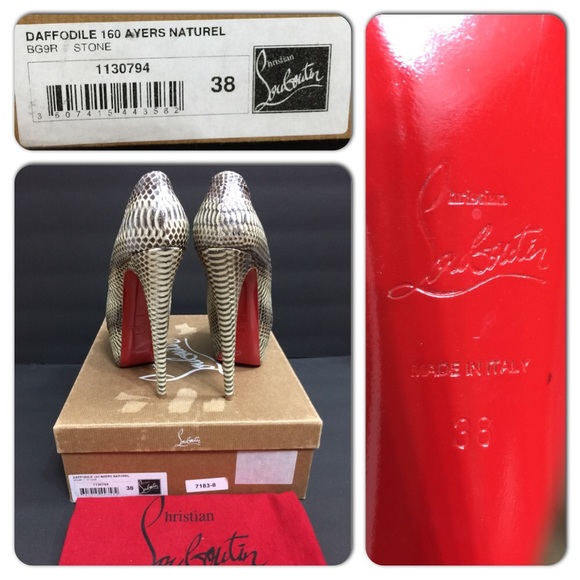 $1995 AUTHENTIC DAFFODILE AYERS SNAKE 160 EURO 38 - Picture 3 of 4