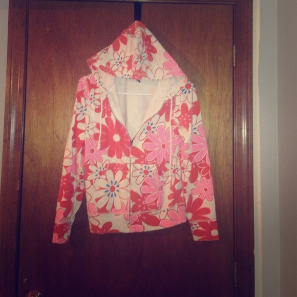 Fun bright hoodie.