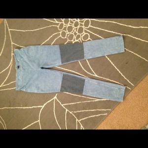 ❤️PRICE LOWERED TOPSHOP 2 tone jeggings.