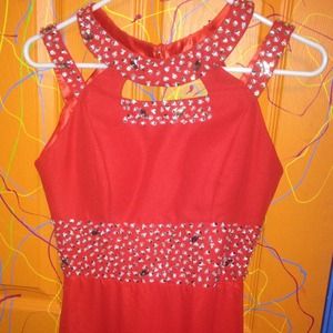 Red prom dress
