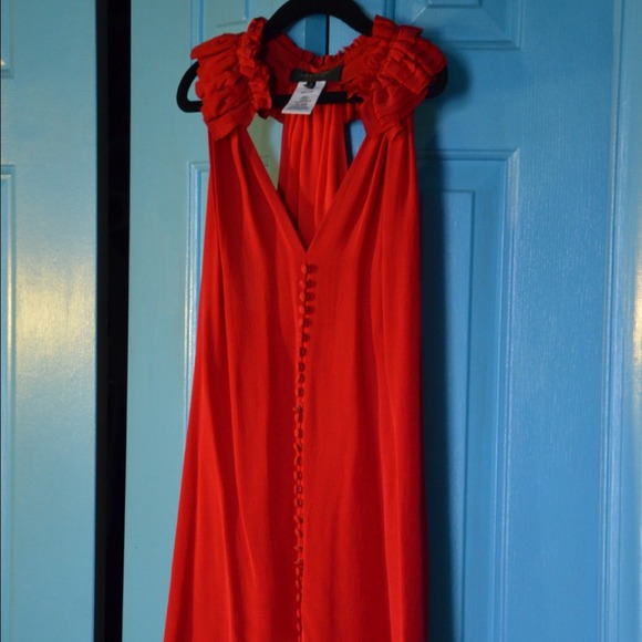 M M Couture Red Sleeveless Blouse - Picture 1 of 4