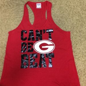 VS Pink University of Georgia Racerback Tank