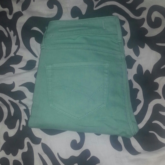 Mint skinny jeans