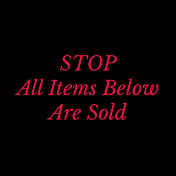 All items below are already sold