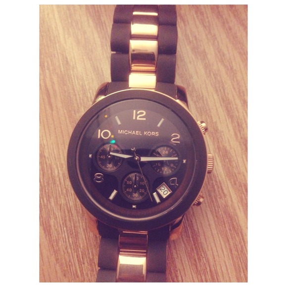 Michael Kors Brown & Rose Gold watch