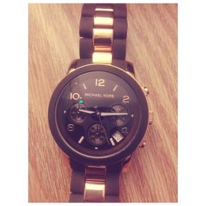 Michael Kors Brown & Rose Gold watch