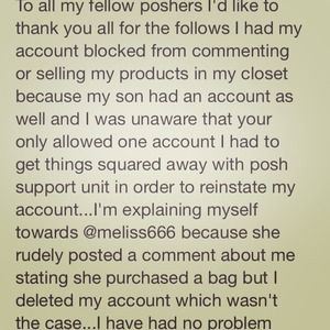 To inform fellow Poshers