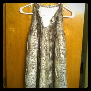 SOLD IN BUNDLE Sleeveless snakeskin print top
