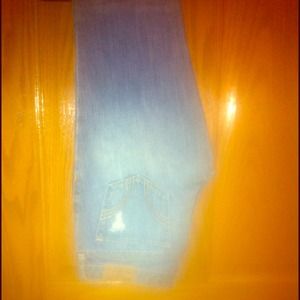 Hollister jeans light ripped denim size 3s