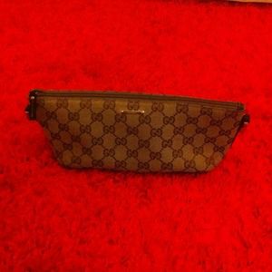 Gucci pouch, good size for a makeup bag