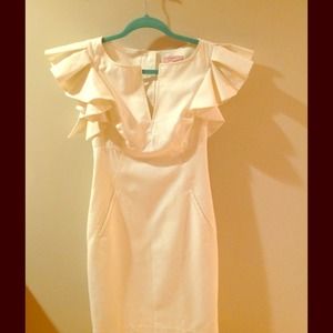 ⛔️SOLD Ted Baker white sleeve dress size 4