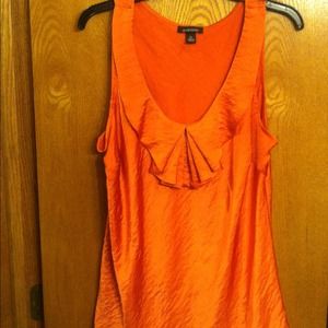 Cute silky sleeveless top
