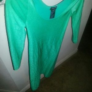 Beautiful Bebe Emerald dress.....