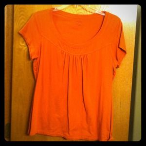Orange LOFT top