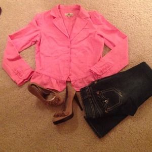 Juicy Couture Pink Jean Jacket
