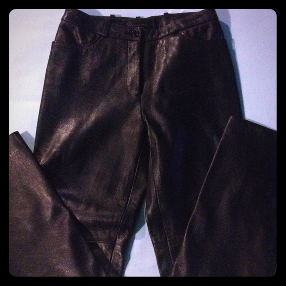 BCBG MAXAZRIA Leather Pants