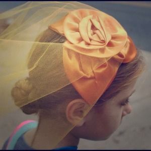 Vintage gold hair piece