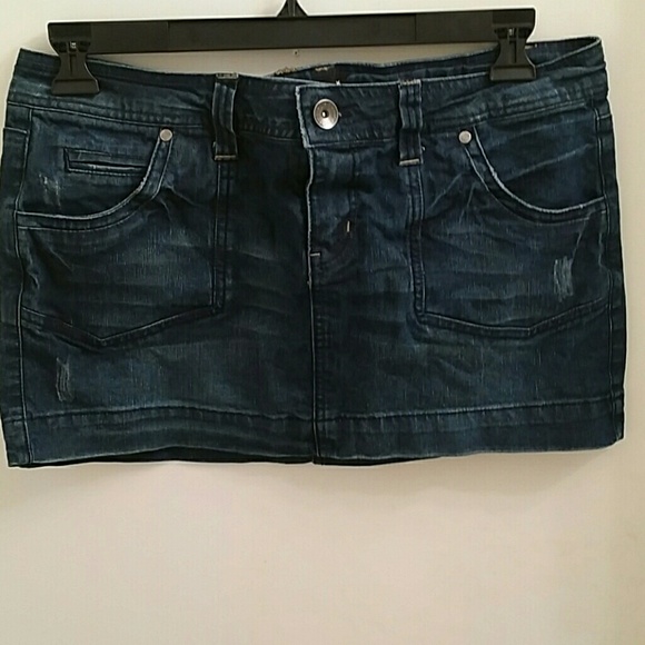 jean skirt