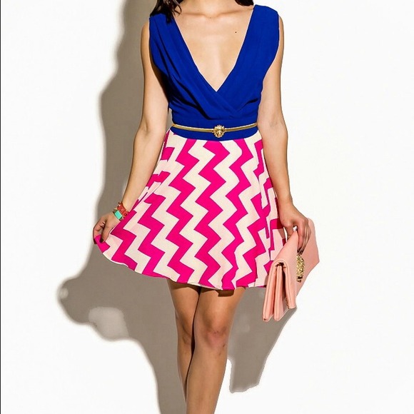 NEW ITEM!!! Chevron Mini Dress
