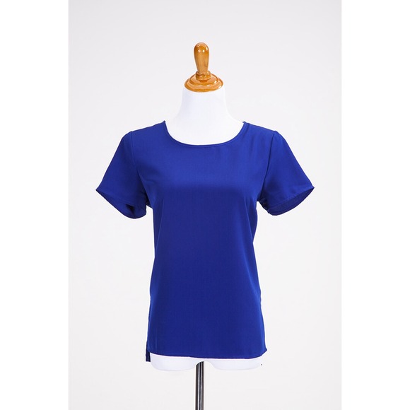 F21 blue blouse size M