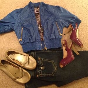 Super Cute Crop Ecko Red Jacket