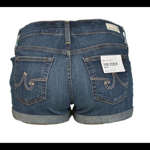 NWT AG Adriano Goldschmied Pixie Denom Shorts