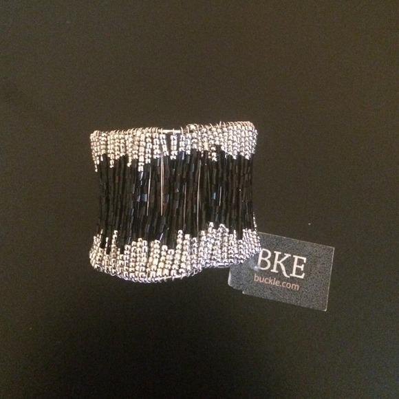 Black/Silver Wire Bracelet