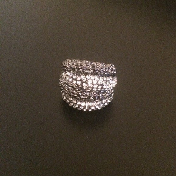 Rhinestoned Ring
