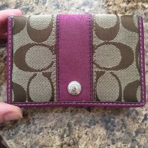 Coach wallet