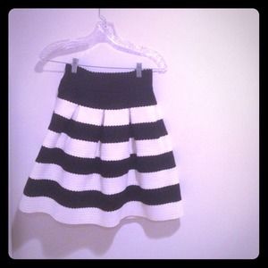 Stretchy Anthropologie striped skirt