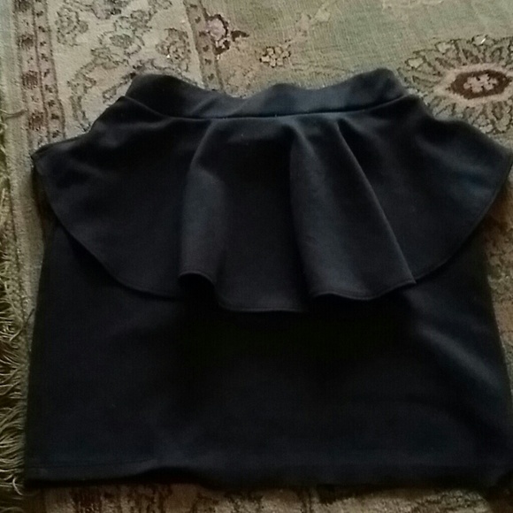 Peplum skirt
