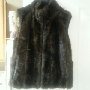 New faux fur vest