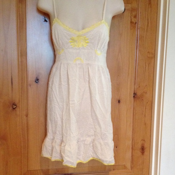 Light embroidered summer dress