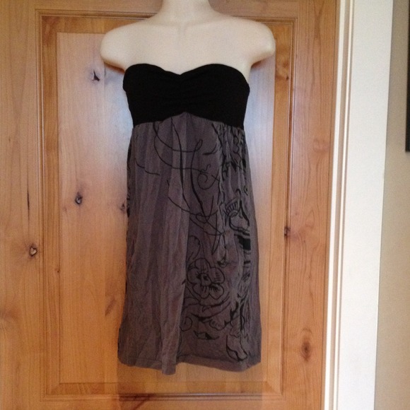 Strapless surf dress