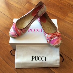 Emilio Pucci Espadrilles in pink size 39