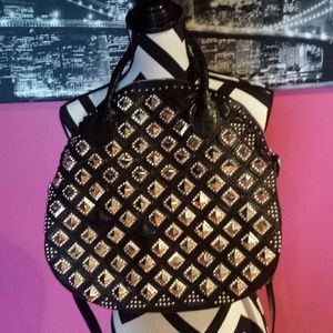 Black studded purse!