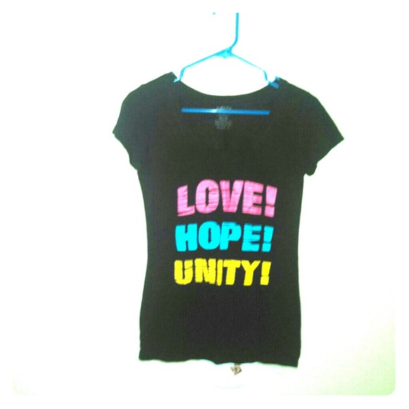 Love! Hope! Unity! Tee shirt