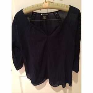 Navy blue blouse