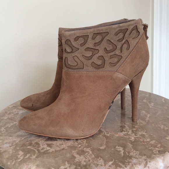 Rebecca Taylor suede ankle boots  6.5