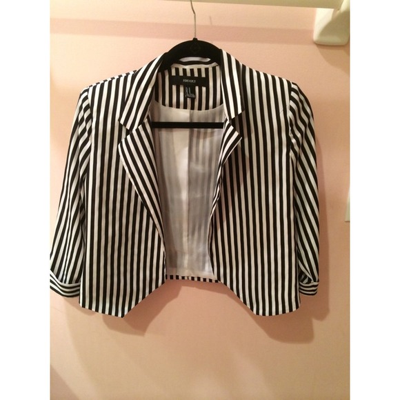 Forever 21 striped blazer