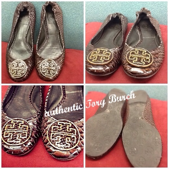 Tory Burch Shoes - Tory burch snakeskin ballet flats