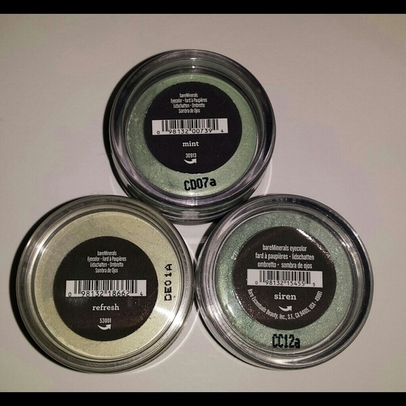 Bare Minerals 3 eye colors.(Bare Escentuals)