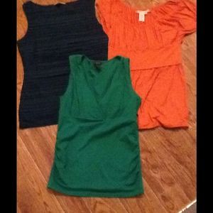Lot of small tops (Max Studio, Banana Republic)