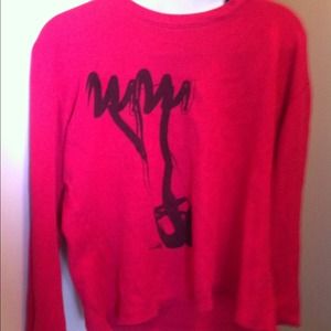 Hot pink Just for Kix long sleeves shirt.