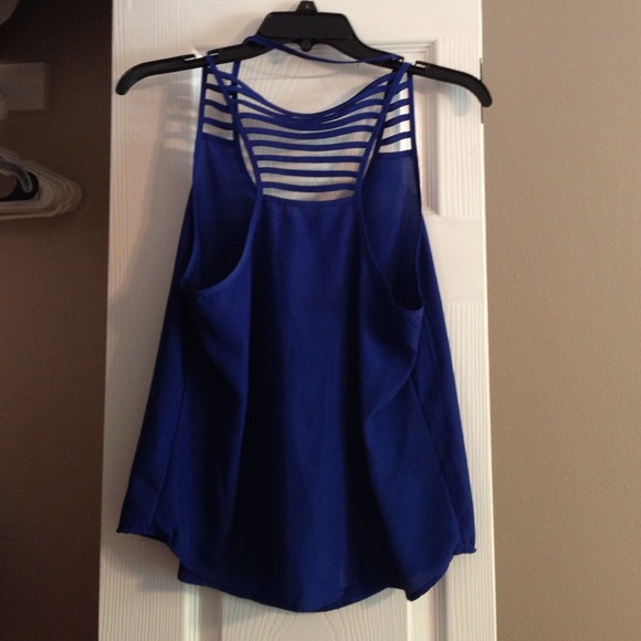 💥SOLD💥Royal Blue Racer Back Tank - Picture 2 of 2