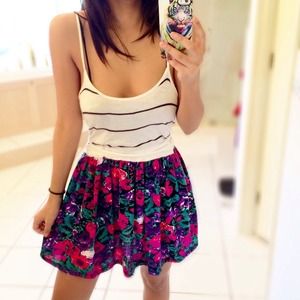 Urban Outfitters Kimchi Blue floral tank dress