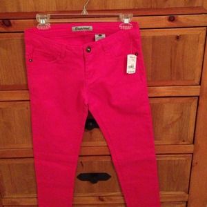 Pink jeans
