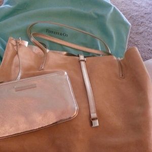SOLD!!!! Tiffany &Co Reversible Tote bag lg
